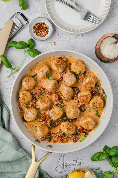 One-Pan Marry Me Chicken Meatballs