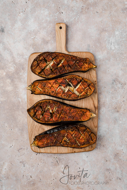 Mediterranean Stuffed Eggplant With Garlic Yogurt Sauce