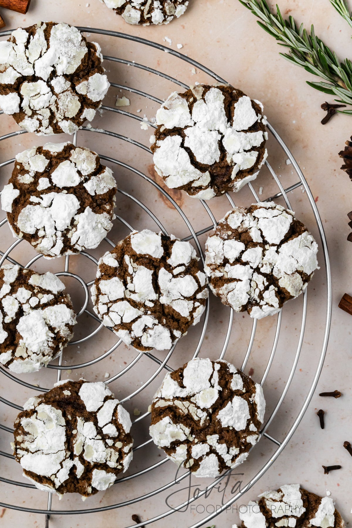 Molasses Crinkle Cookies