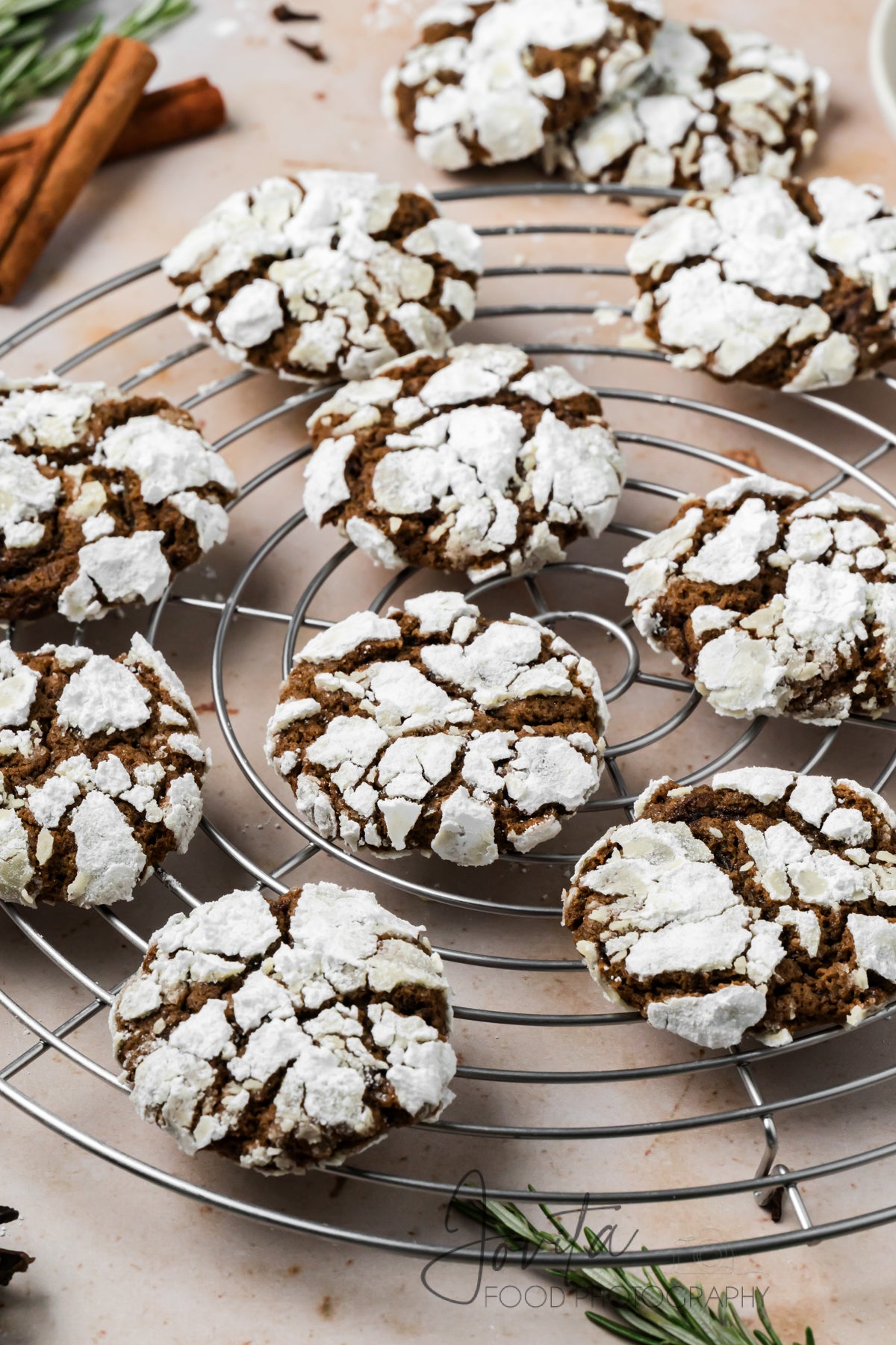 Molasses Crinkle Cookies