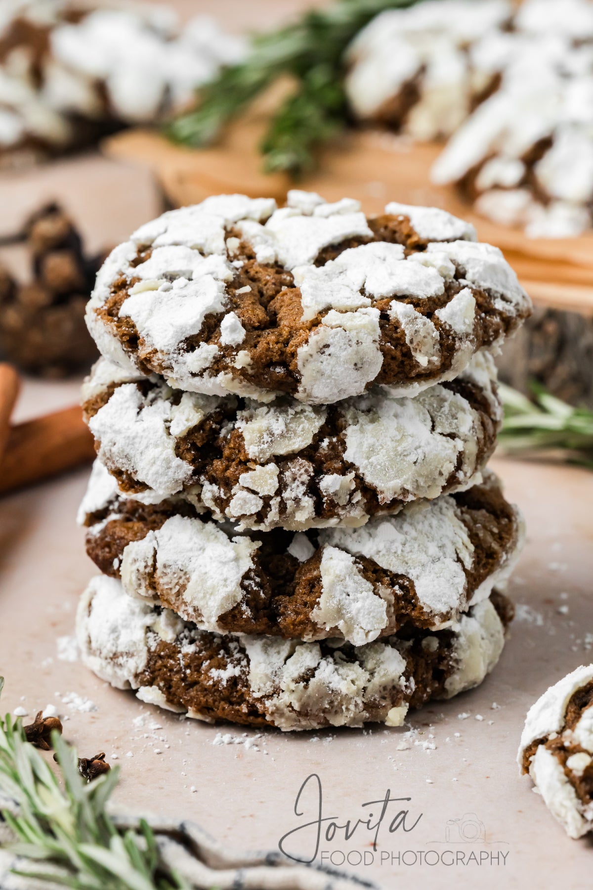 Molasses Crinkle Cookies