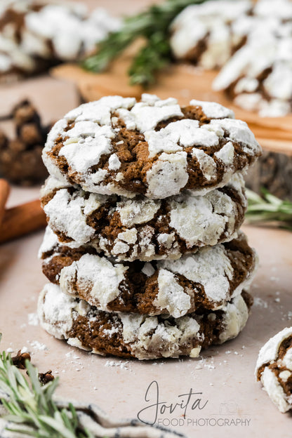 Molasses Crinkle Cookies