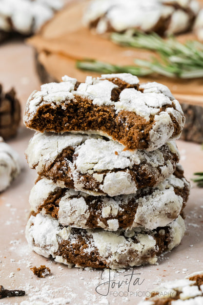 Molasses Crinkle Cookies