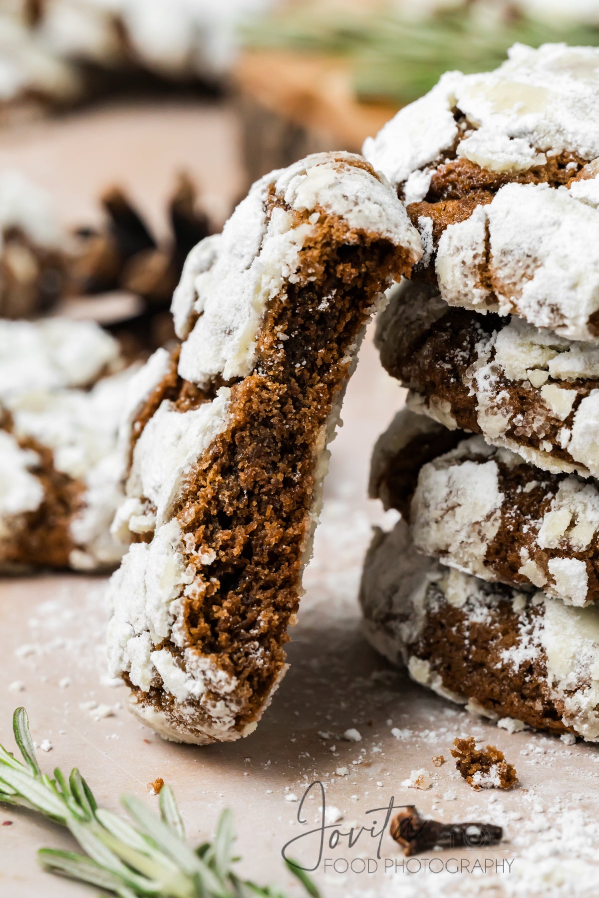 Molasses Crinkle Cookies