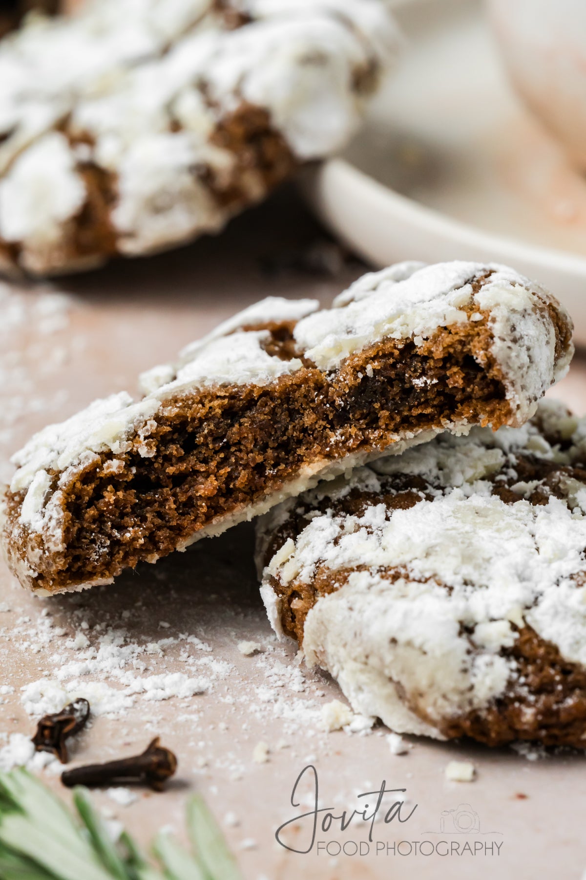 Molasses Crinkle Cookies