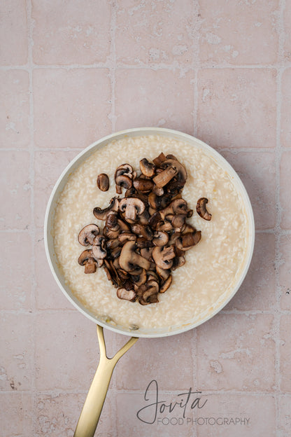 Mushroom and Spinach Risotto