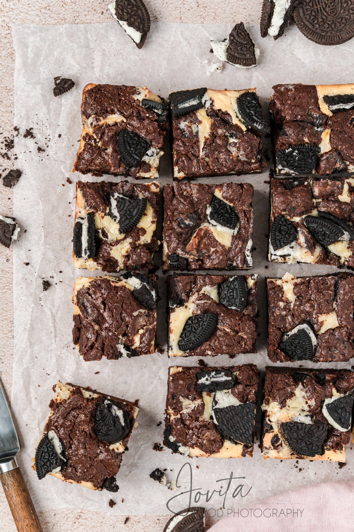 Oreo Cheesecake Brownies