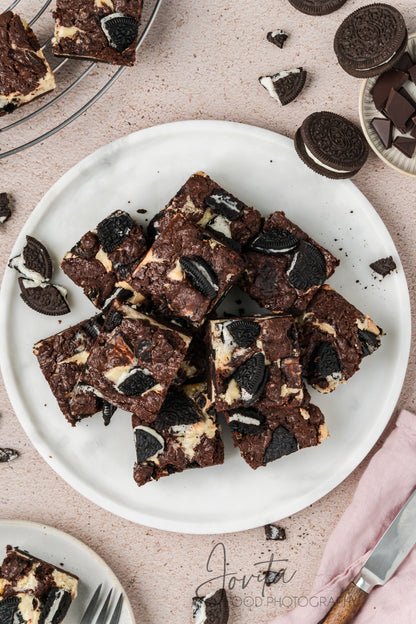 Oreo Cheesecake Brownies
