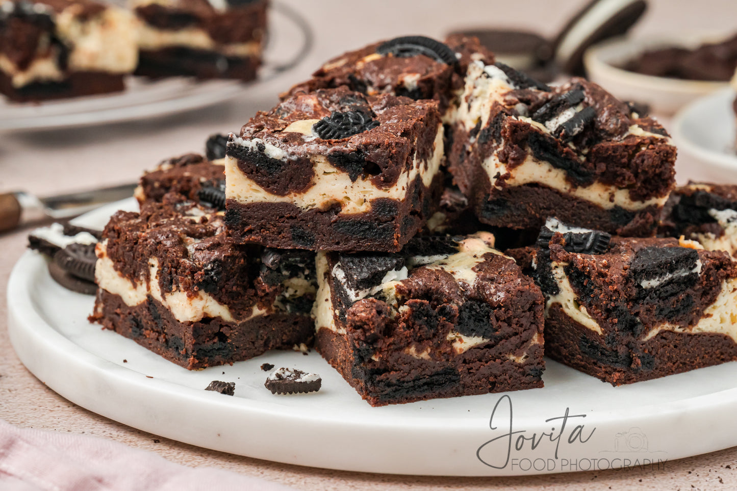 Oreo Cheesecake Brownies