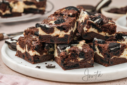 Oreo Cheesecake Brownies