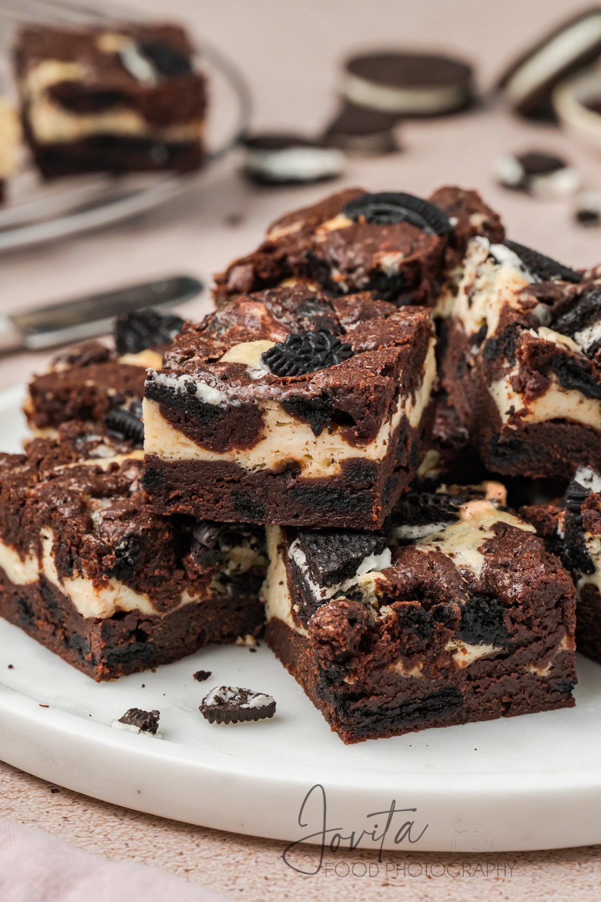 Oreo Cheesecake Brownies