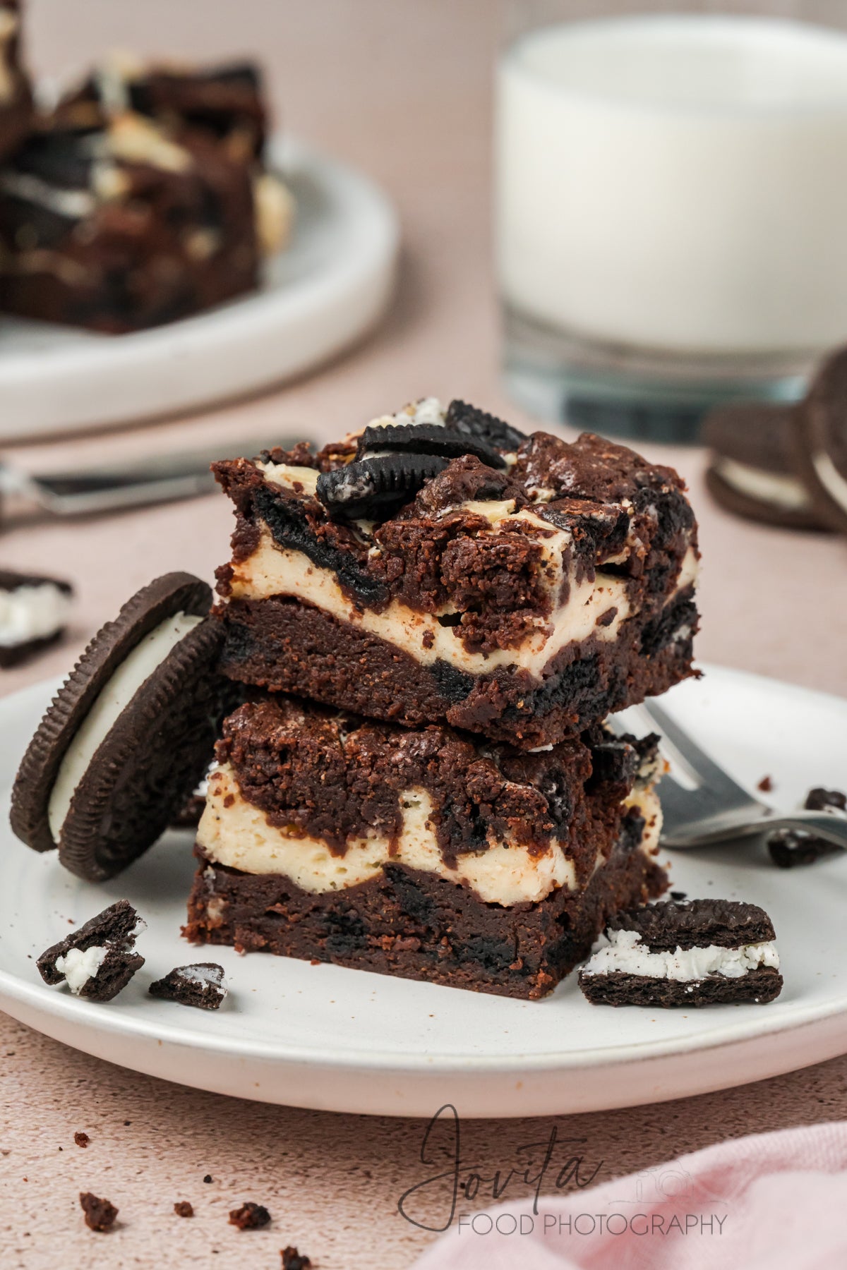 Oreo Cheesecake Brownies