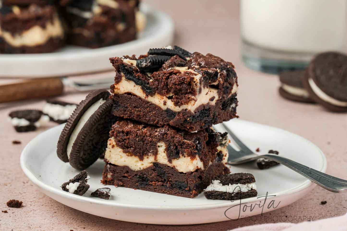 Oreo Cheesecake Brownies