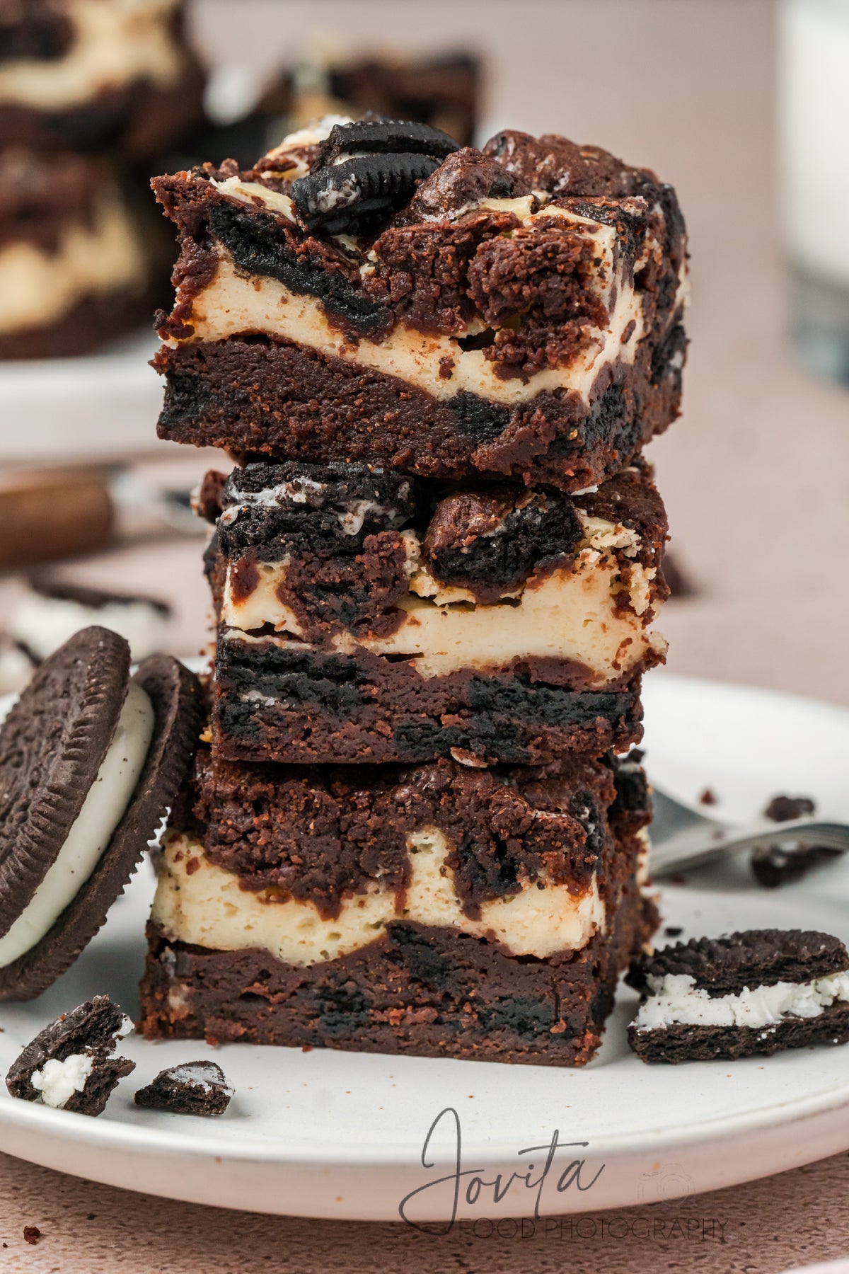 Oreo Cheesecake Brownies