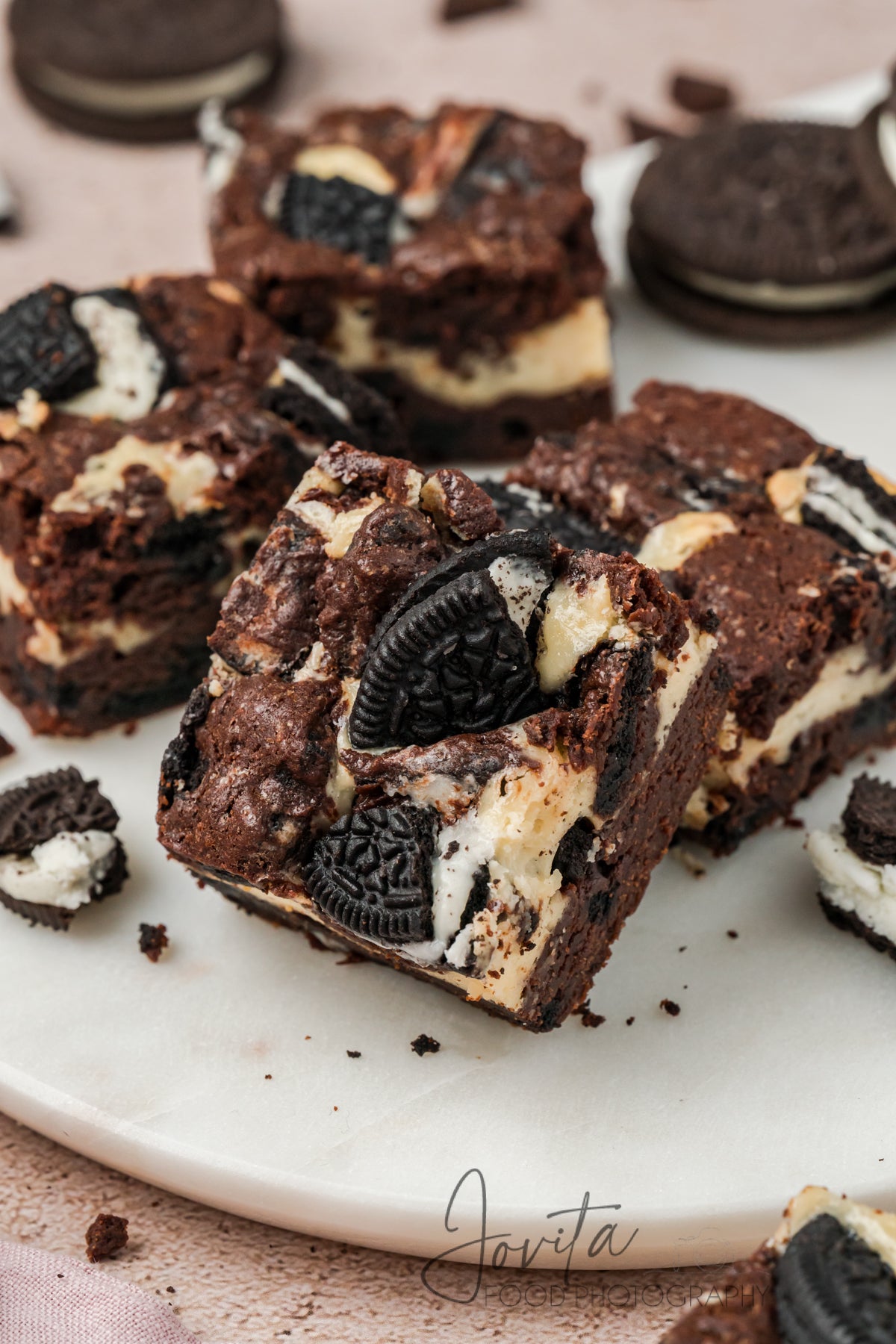 Oreo Cheesecake Brownies