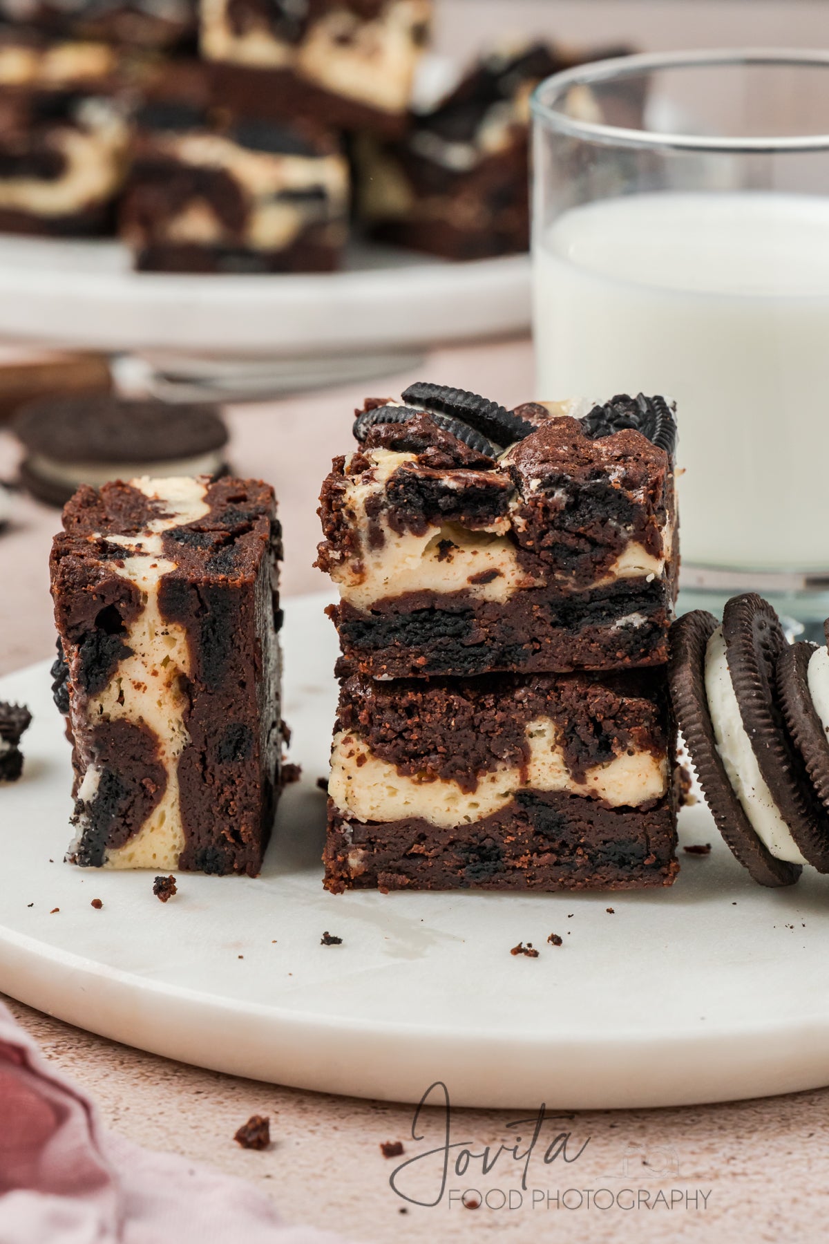 Oreo Cheesecake Brownies