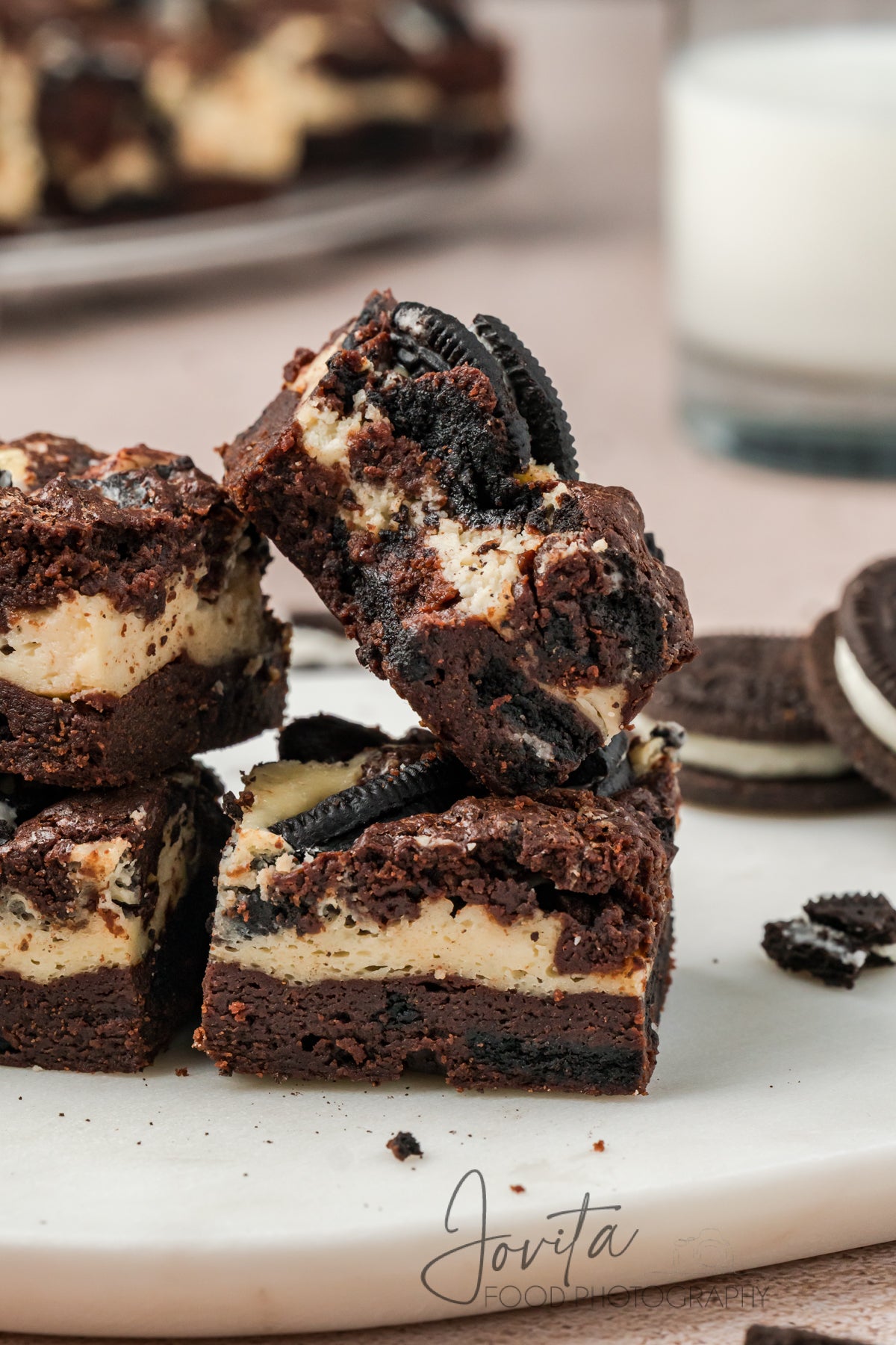 Oreo Cheesecake Brownies