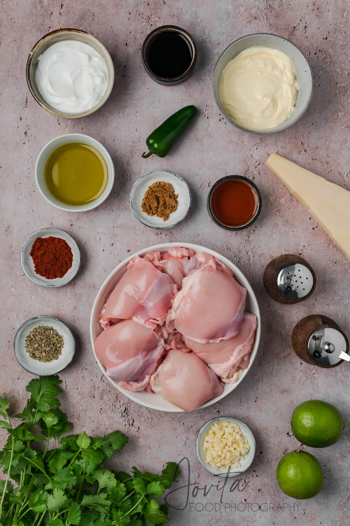 Peruvian Chicken Thighs with Green Sauce