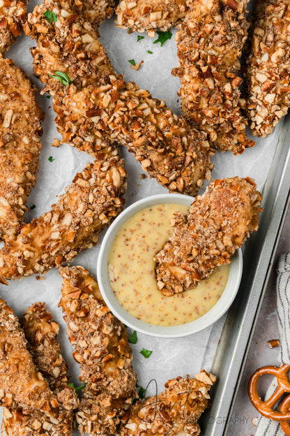 Pretzel Crusted Chicken Tenders