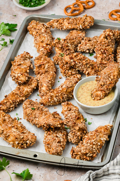 Pretzel Crusted Chicken Tenders
