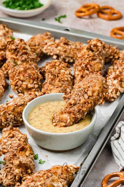 Pretzel Crusted Chicken Tenders
