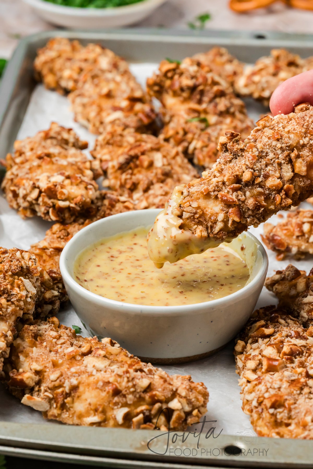 Pretzel Crusted Chicken Tenders