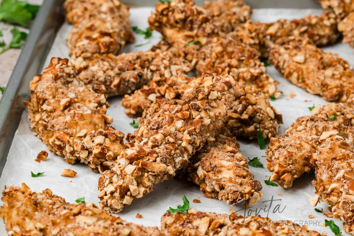 Pretzel Crusted Chicken Tenders