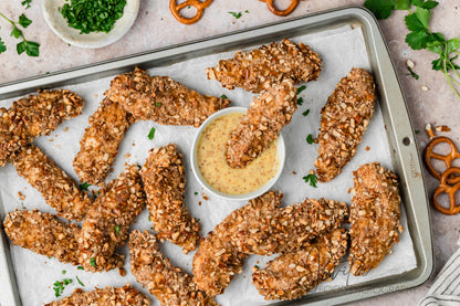 Pretzel Crusted Chicken Tenders