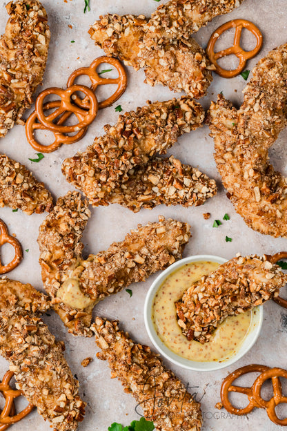 Pretzel Crusted Chicken Tenders