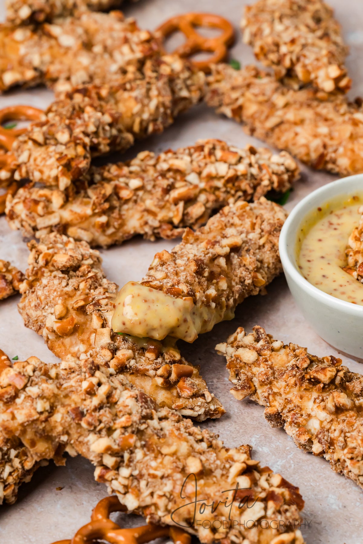 Pretzel Crusted Chicken Tenders