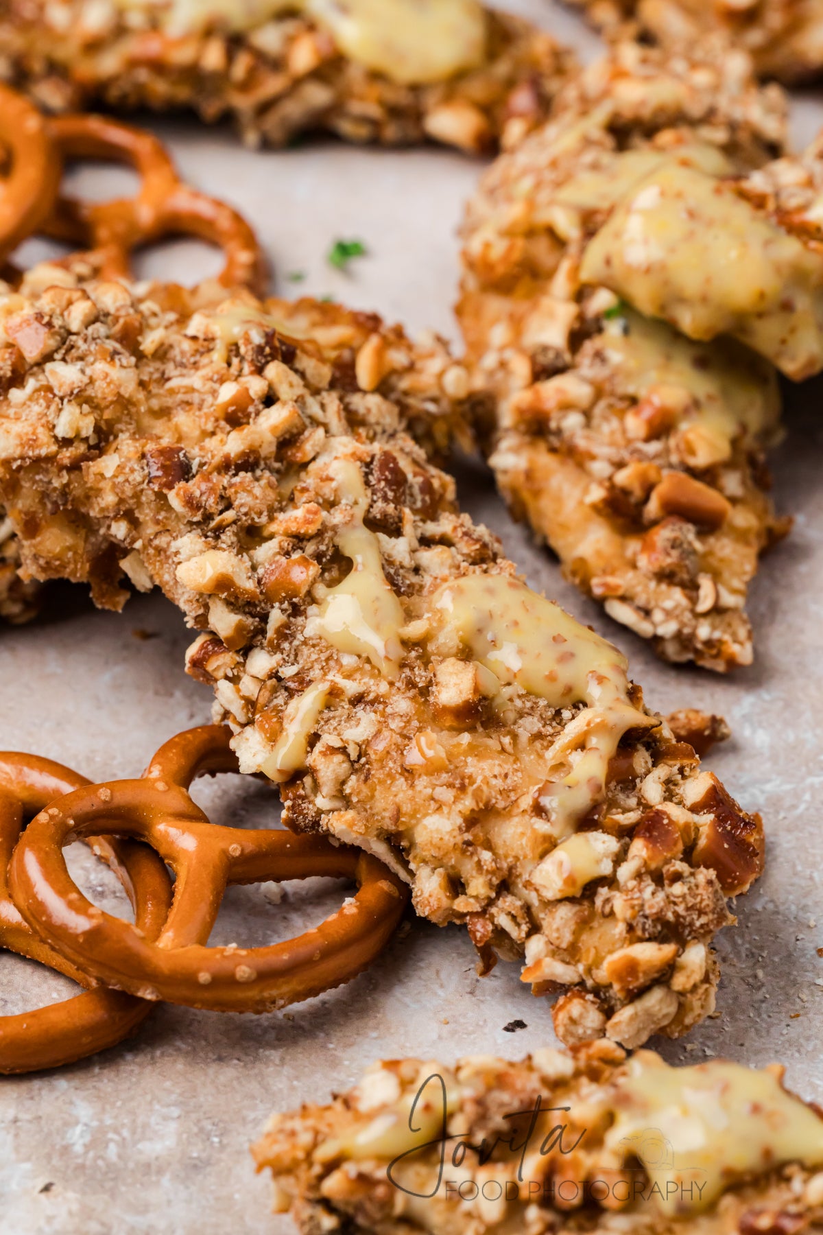 Pretzel Crusted Chicken Tenders