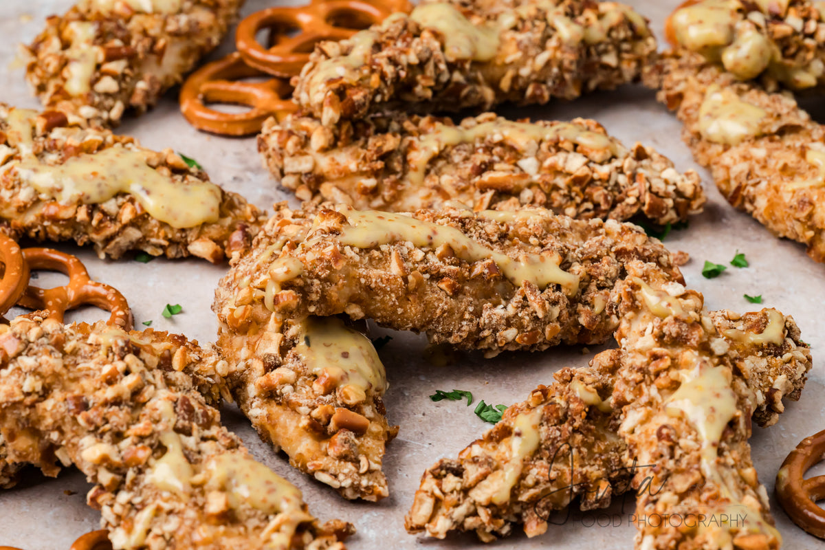 Pretzel Crusted Chicken Tenders