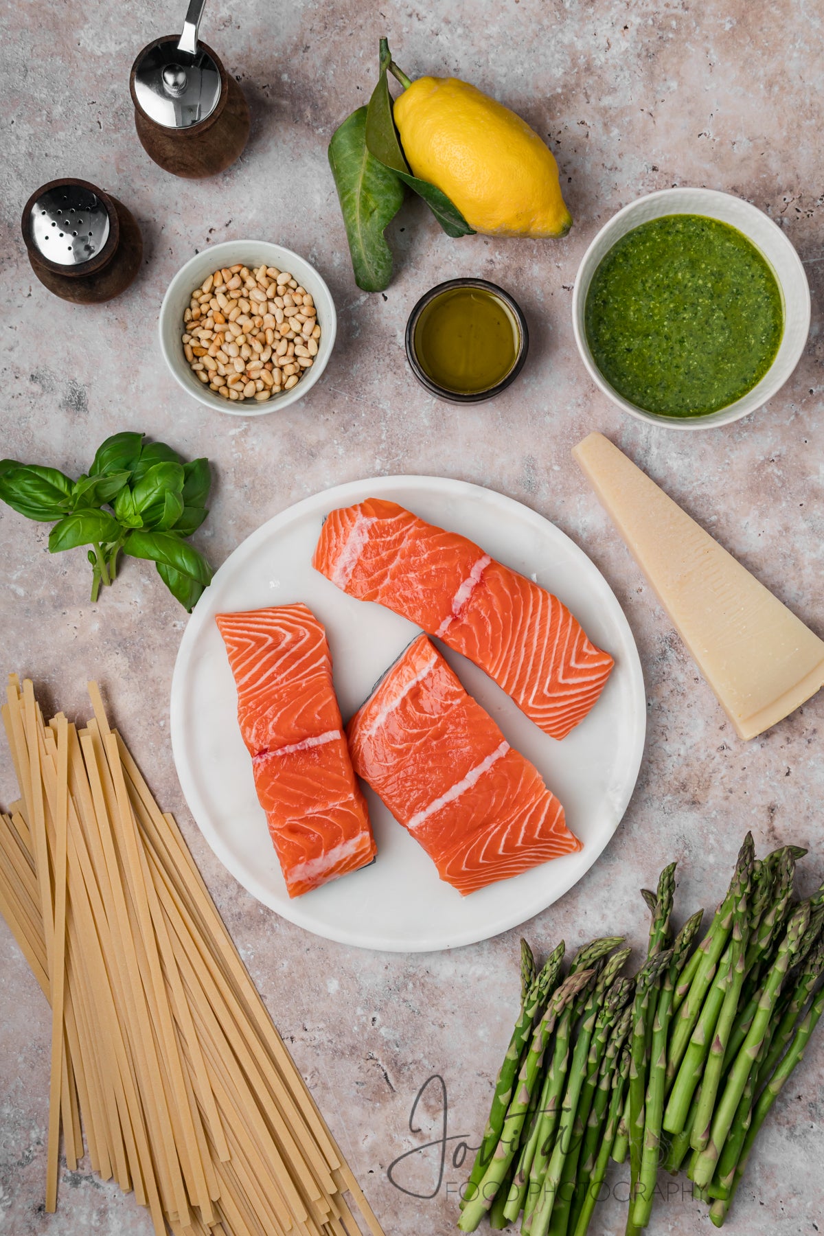 Salmon Pesto Pasta