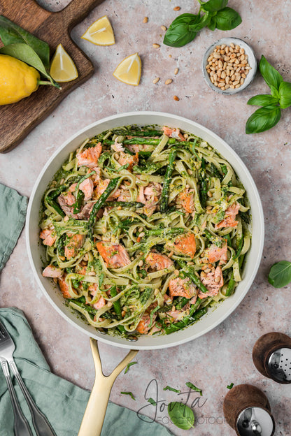 Salmon Pesto Pasta