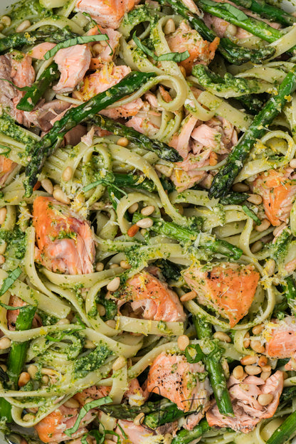 Salmon Pesto Pasta