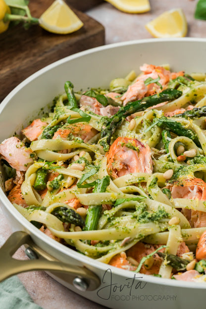 Salmon Pesto Pasta