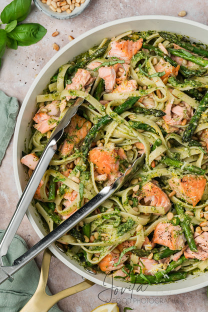 Salmon Pesto Pasta