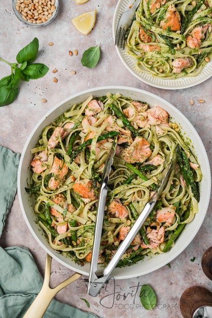Salmon Pesto Pasta