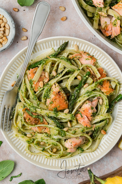 Salmon Pesto Pasta