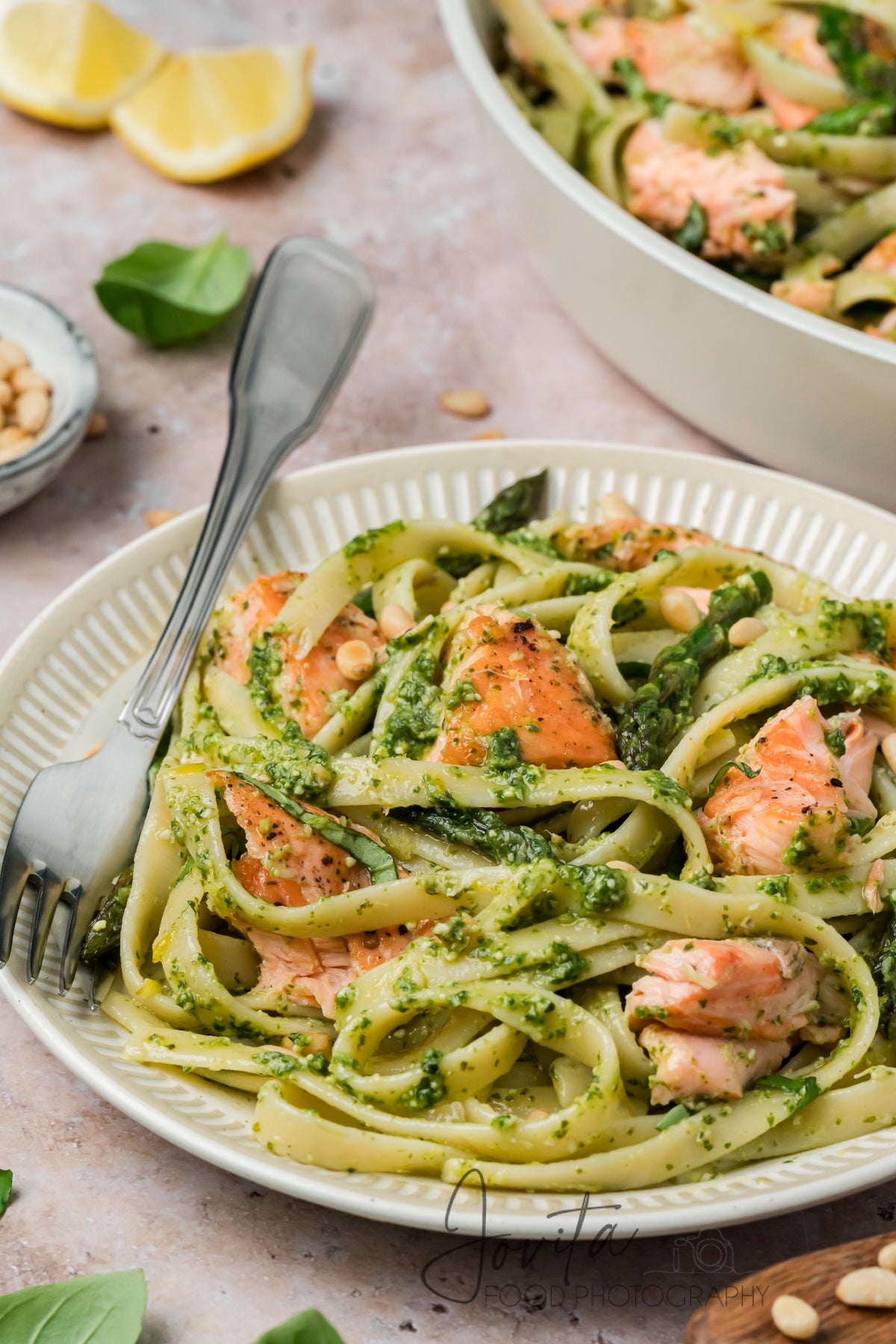 Salmon Pesto Pasta