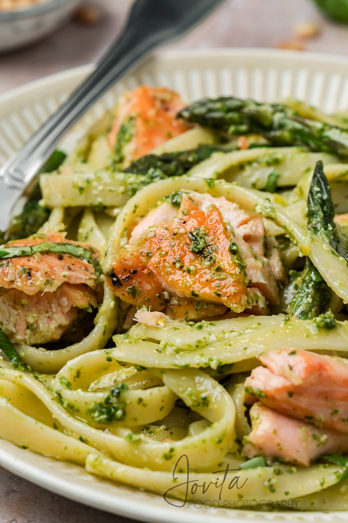 Salmon Pesto Pasta