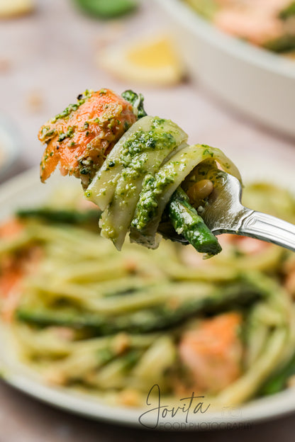Salmon Pesto Pasta