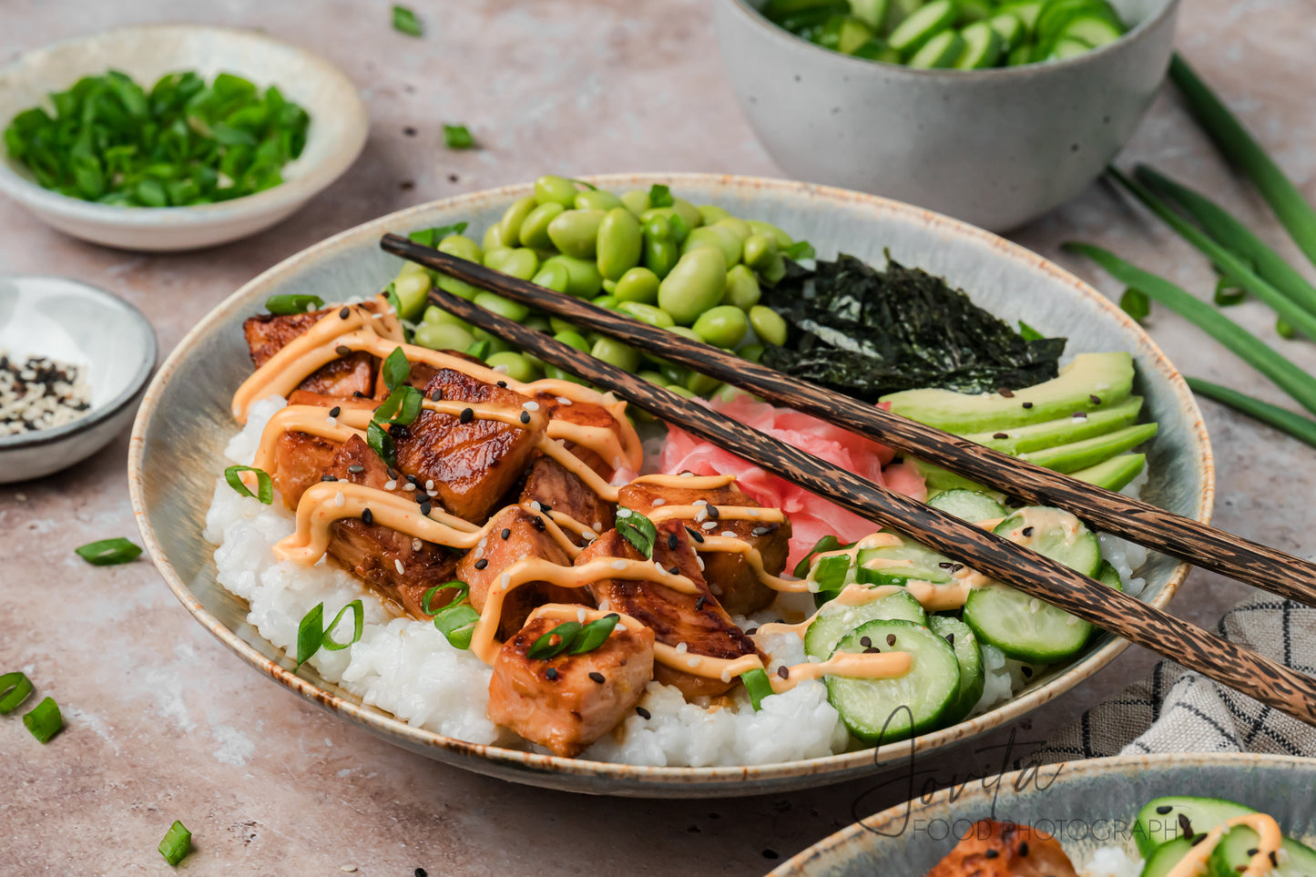 Salmon Sushi Bowls