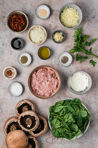 Sausage Stuffed Portobello Mushrooms