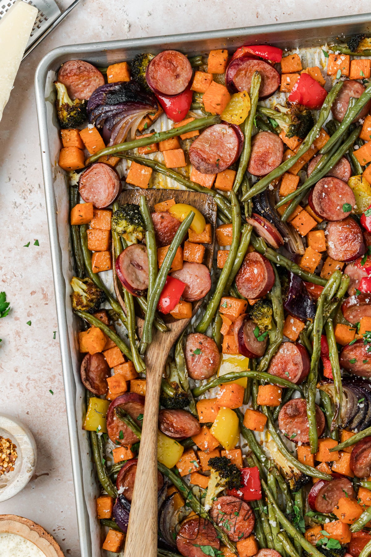 Sheet Pan Sausage and Veggies