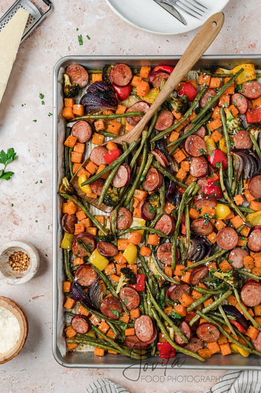 Sheet Pan Sausage and Veggies
