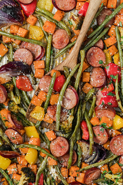 Sheet Pan Sausage and Veggies