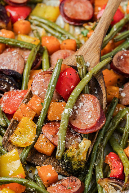 Sheet Pan Sausage and Veggies