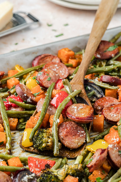 Sheet Pan Sausage and Veggies
