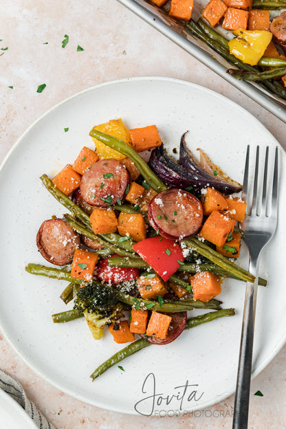 Sheet Pan Sausage and Veggies